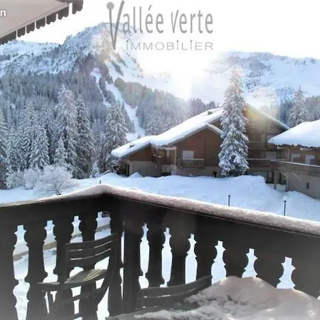 Studio Au Pied Des Pistes Avec Vue Sur La Montagne Mieussy Exterior foto