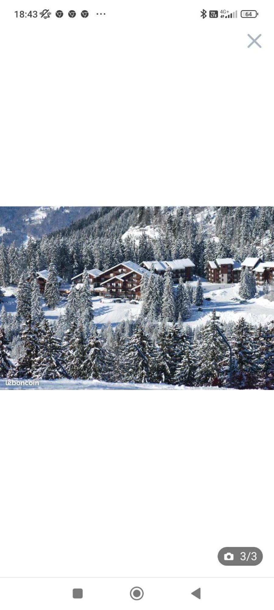 Apartment Au Pied Des Pistes Avec Vue Sur La Montagne
